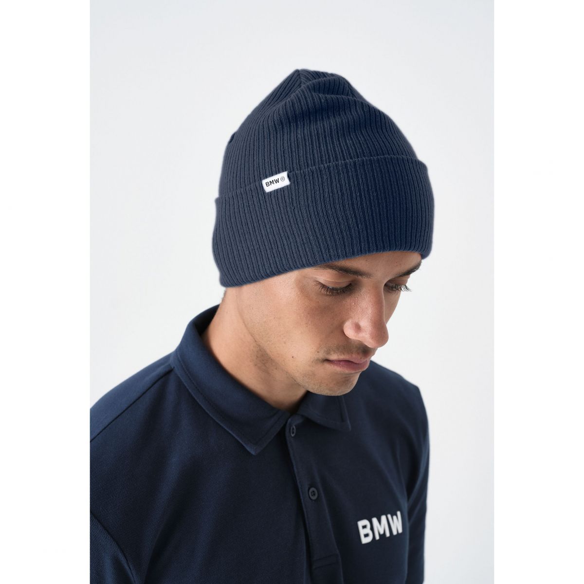BMW素面毛帽